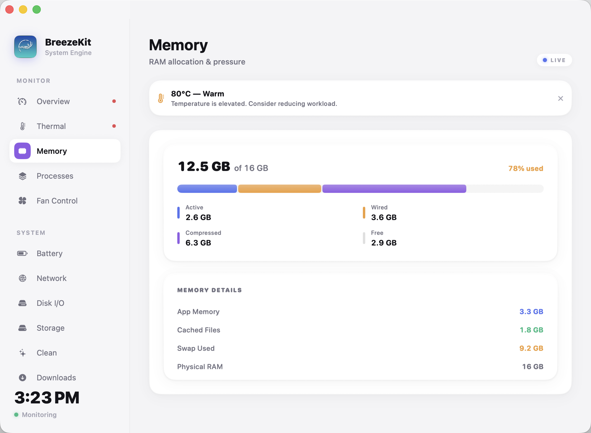 Battery like Apple never shows.