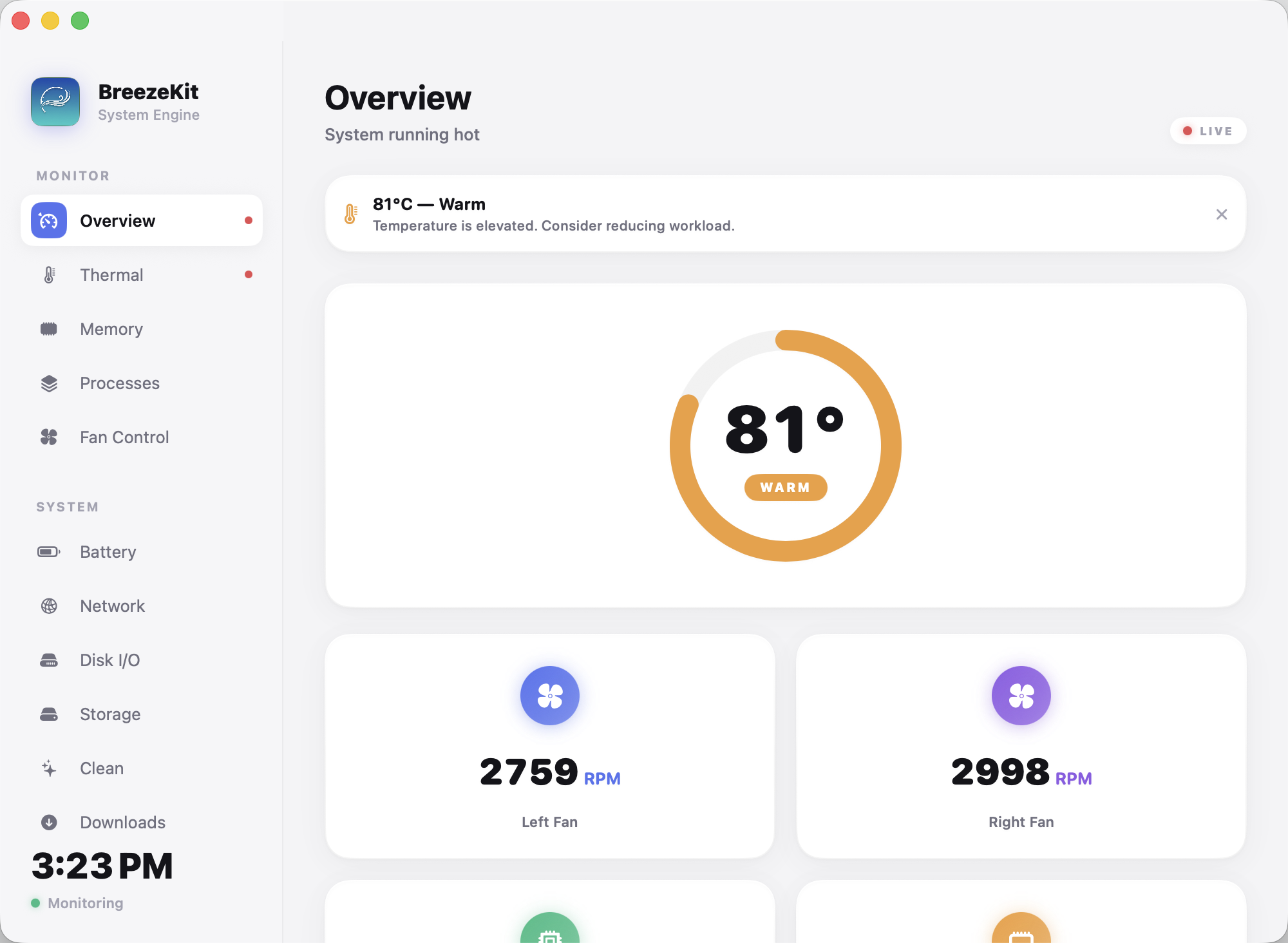 Every sensor. Real-time.